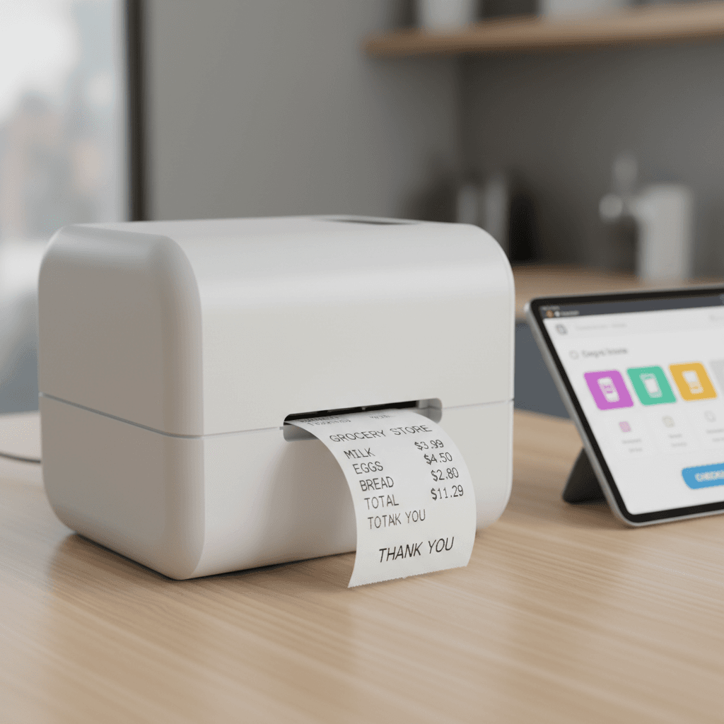 Fiscal receipt printer connected via USB to Chrome browser